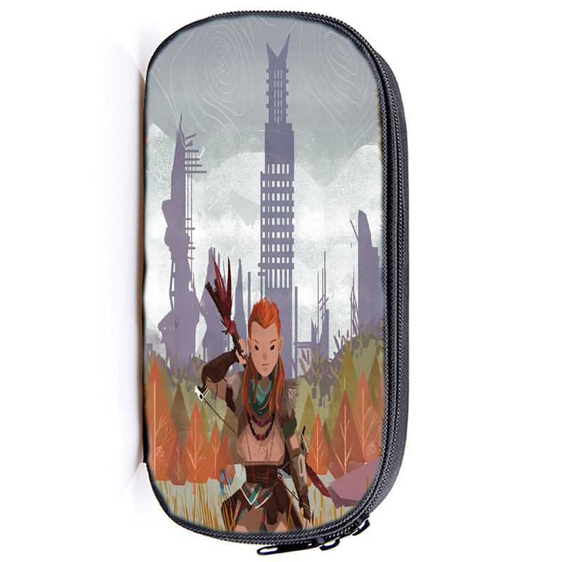 Horizon Forbidden West Pencil Case Estuches School Pencil Box Pencilcase Pencil Bag School Supplies Stationery Make Up Bag