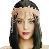 1Pcs Stylish And Unique Headbands Headgear Prom Hair Accessories Rhinestone Fringed Adjustable Elastic Headpiece