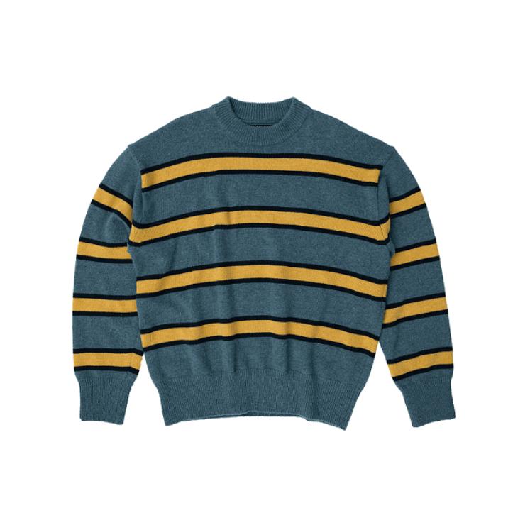 Out Of Trunk Color Block Striped Knit Sweater 1