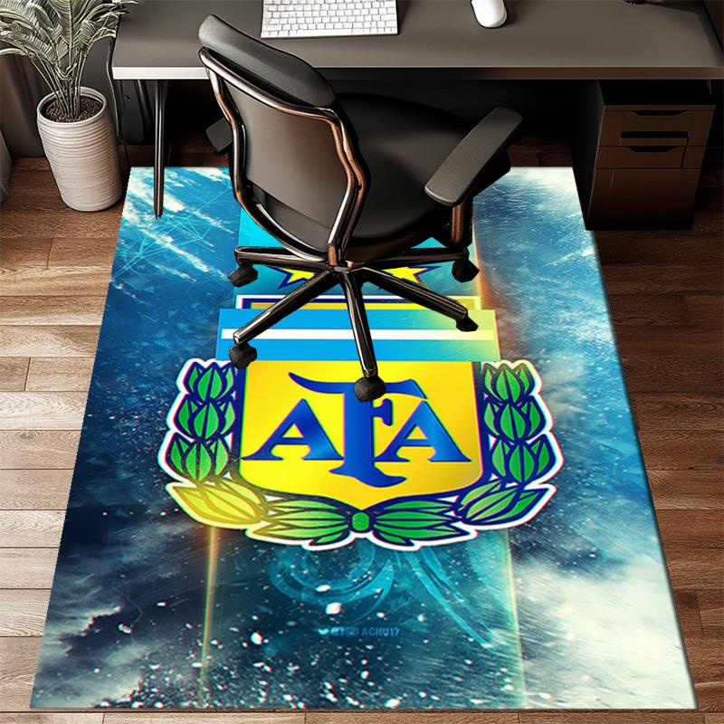 Argentina Football club Printed Office Carpet Chair Cushion Entryway Rug, Rugs for Living Room, Bedroom Christmas gifts