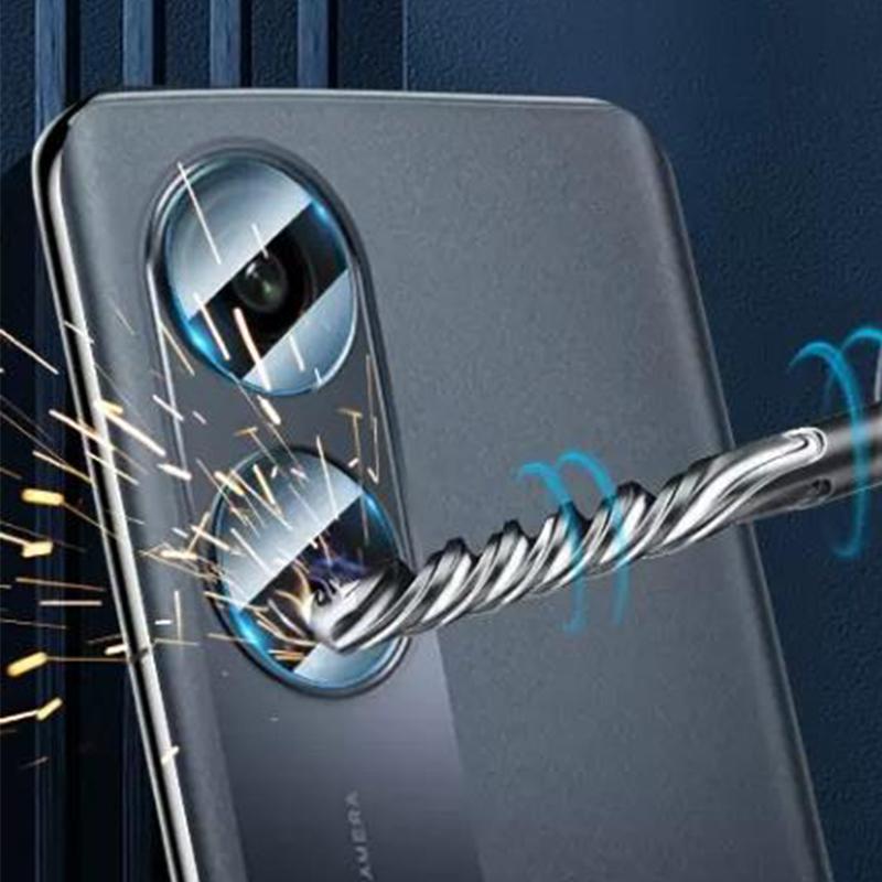 Kameralinsebeskytter for Oppo Reno8 T 5G skjermbeskytter for Reno8T linsedeksel i herdet glass Bakside Beskyttelsesfilm for kameralinse