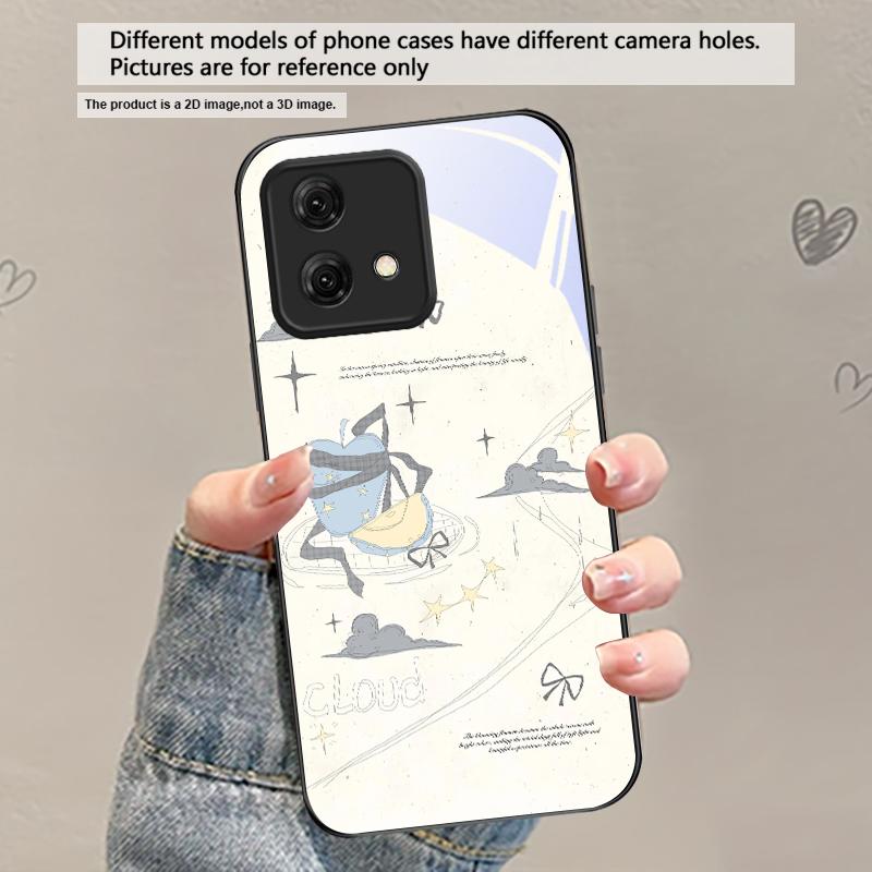 Fresh and healing breeze For Motorola Moto Edge 20 Lite 30 Pro 40 Neo 50 Ultra G45 G54 G55 G75 G84 G85 GPlay 23 Glass Phone Case