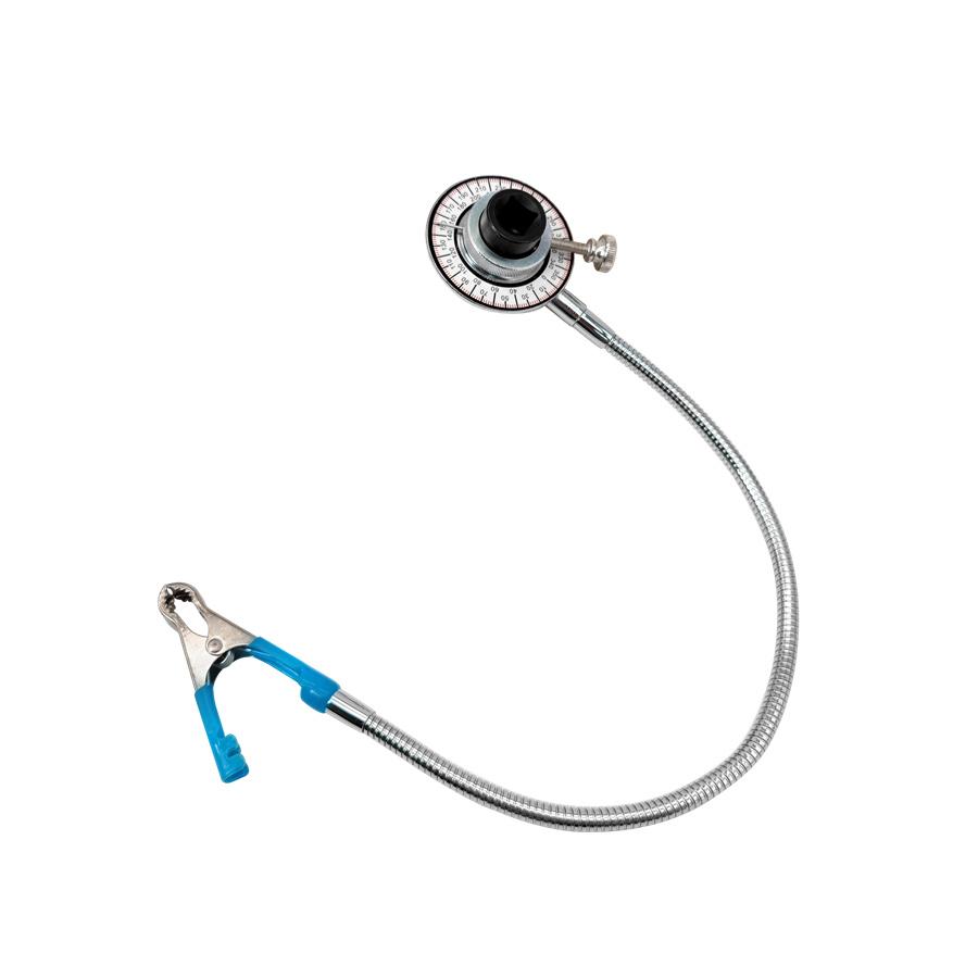 Torque Angle Meter with Flexible Clip Arm 1/2" Drive Wrench Angle Gauge