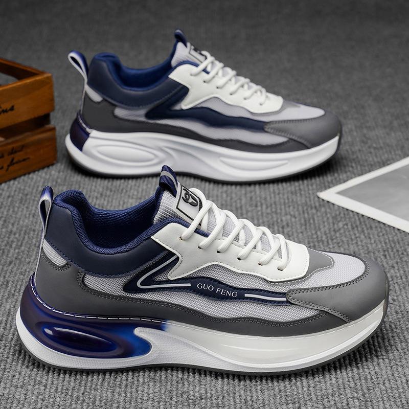 Spring Trend Versatile Men's Casual Inner Height Increase Men's Non-slip Wear-resistant Running Shoes Sports Shoes