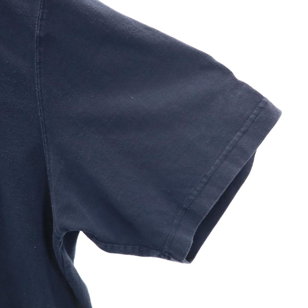 carhartt Tričko s krátkým rukávem L Námořnické modré Jednobarevné Kapsičkové tričko K87 Pánské Použité