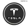 Autocollant de Voiture Tesla 2 Pièces Sous-verres de Voiture Emplacements pour Tasses d'Eau Tapis Antidérapant Étanche Tapis pour Tasse d'Eau Porte-boisson Pour Tesla Modèle Y Modèle S Mo