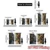 Flat Printing Curtains Without Rod Stoneflower Alley Print Chic Versatile Fabric All Curtain Set Of 2 Made Polyester Washable