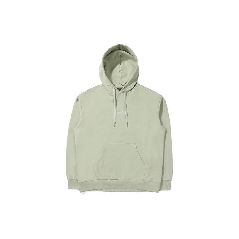 FILA Loose Fit Hooded Letter Print Sweatshirt Men tops Green FS2POE1113X-EGY M