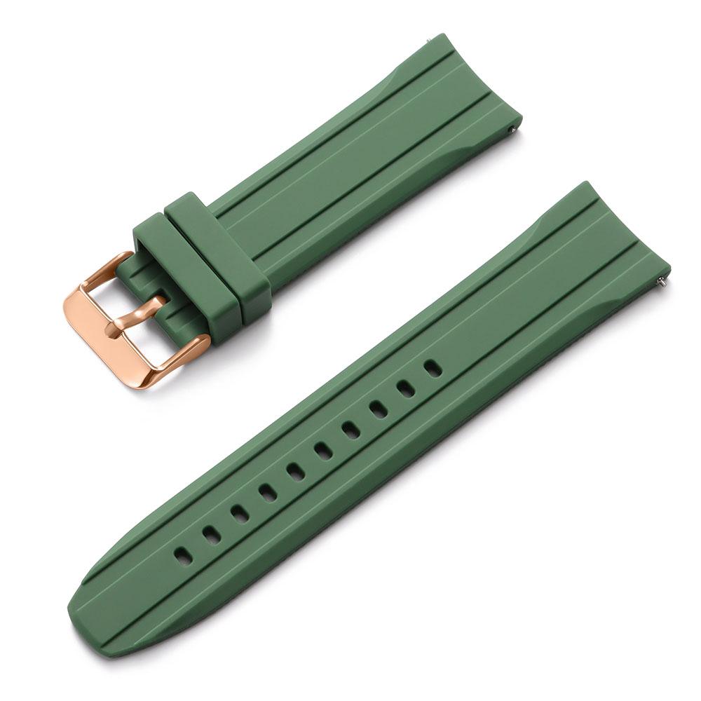 Silicone Strap 20mm 22mm Rubber Watch Band for Rolex for Seiko Bracelet Quick Release Waterproof Universal Wristband Men Women