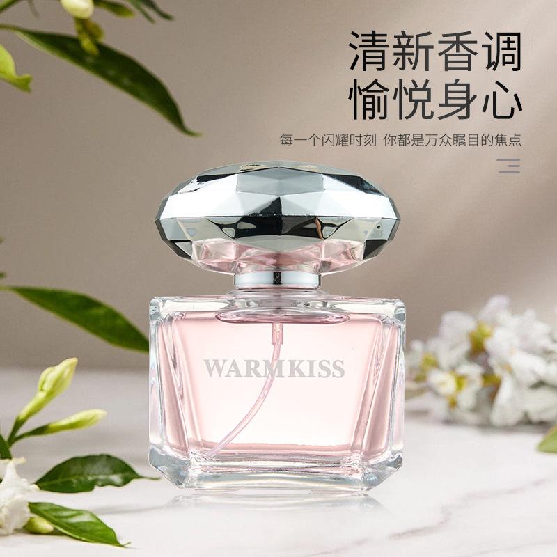 Crystal Crystal Diamond Pink Diamond Ladies Lasting Fragrance Floral and Fruit Fragrance Fresh Eau de Perfume Natural