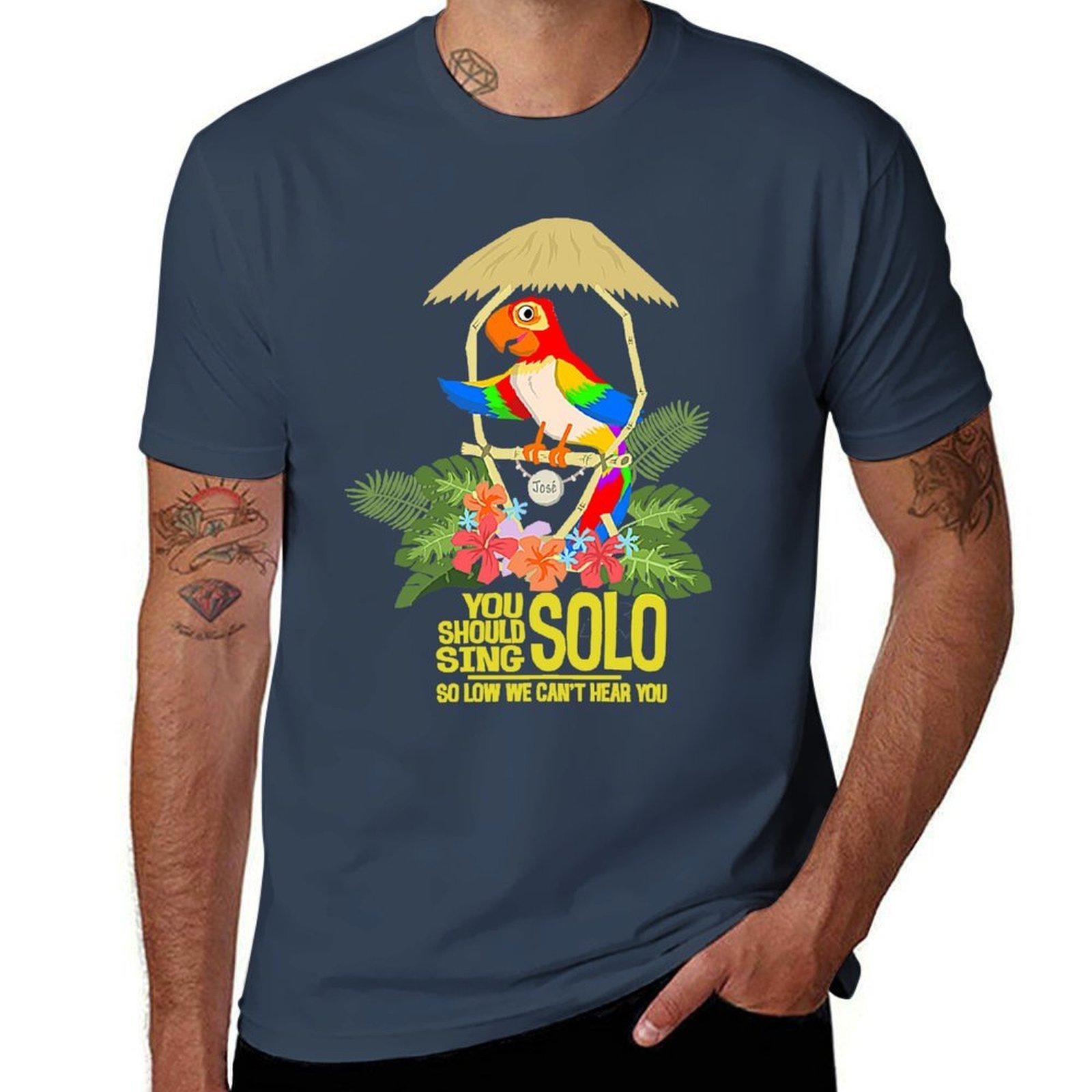 Tiki Room Sing Solo TShirt Basic All Season Solid TShirt S