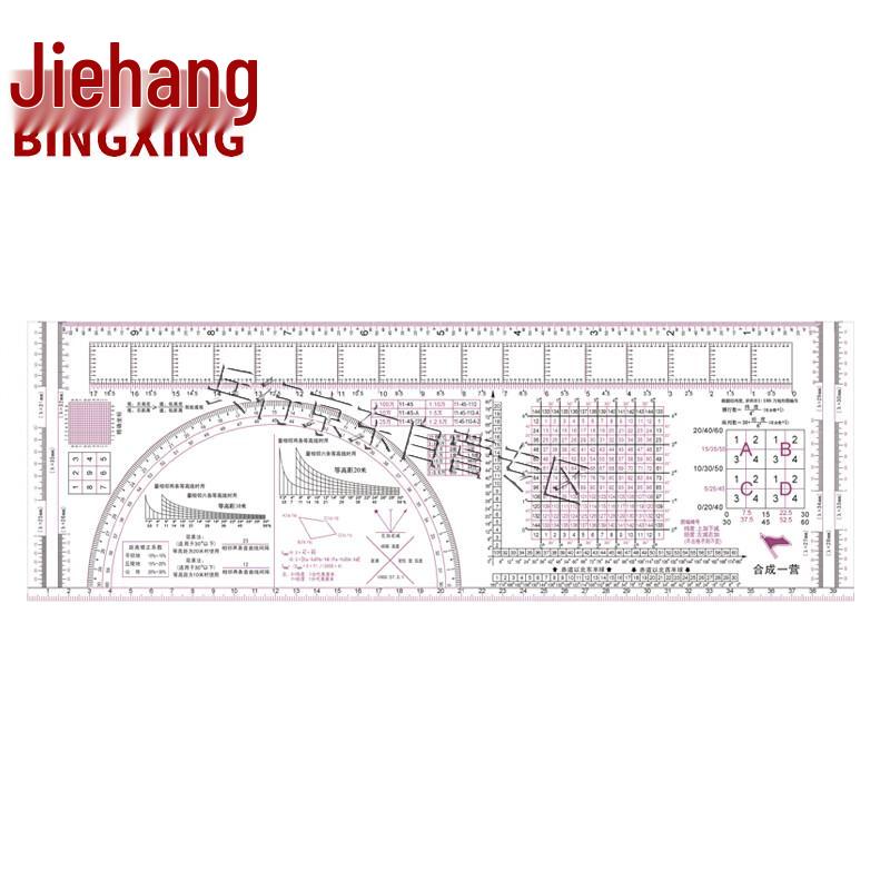 Military Topography Map Measurement Ruler