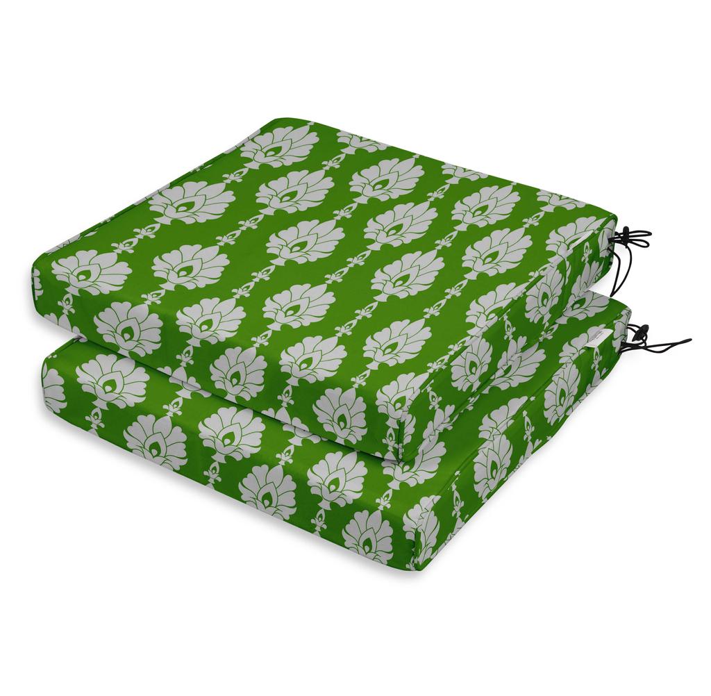 Vargottam Perfect Outdoor Indoor Square Corner Seat Cushions Water-Resistant Lounge Chair 18.5" X 16" Home Office Patio Furniture