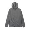 Champion Long UV Quick One Point Rash ZIP HOODED SHIRT BASIC SPORTS Silver Hoodie, Sleeve, Protection, 100% Polyester, Antibacterial, Deodorizing,