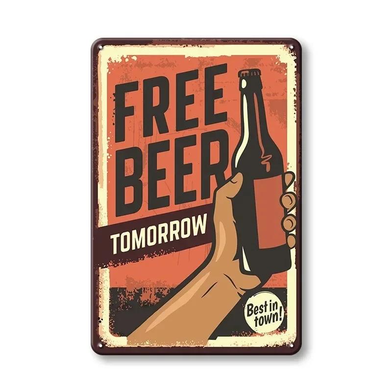 CHEERS Beer Funny Beer Vintage Sign Wall Decor for Bar Pub Club Man Cave Room Decor