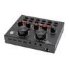 V8 Audio Sound Card USB Plug DJ Equipment Sound Cards Audio Mixer For Phone Computer PC Webcast Live External Karaoke Recording