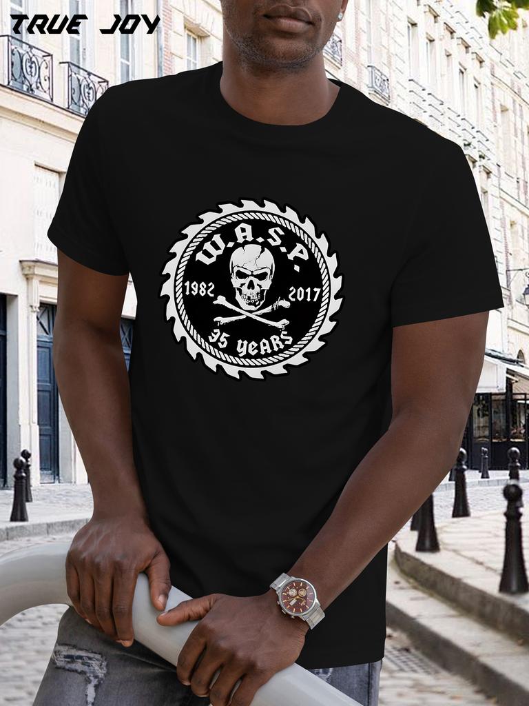 W.A.S.P Skull Graphic T-shirt - Breathable Quick-Dry Polyester