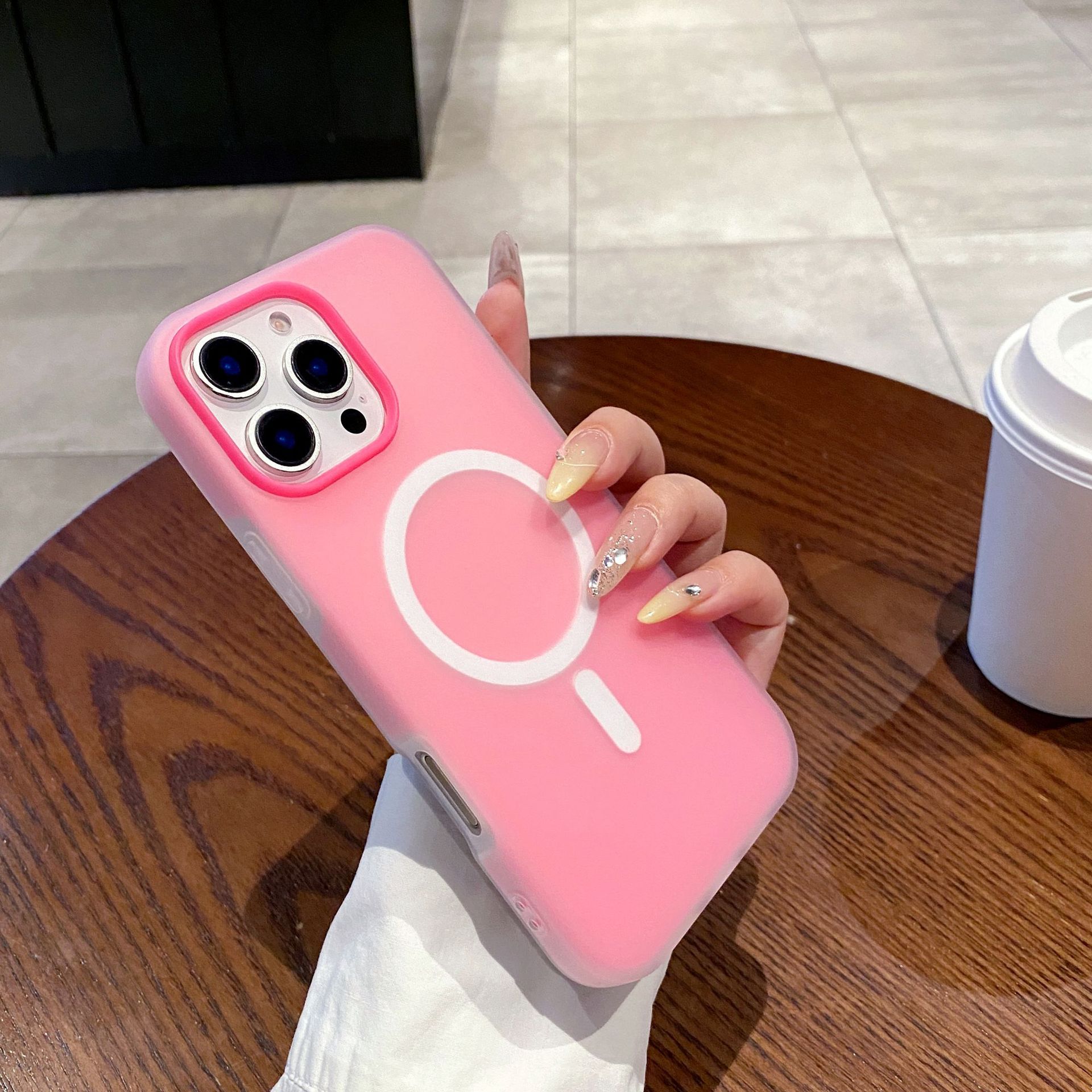 

Colorful MagSafe Magnetic Liquid Silicone Phone Case for iPhone 15 14 13 Pro Max Shockproof Cover iPhone 17 Air