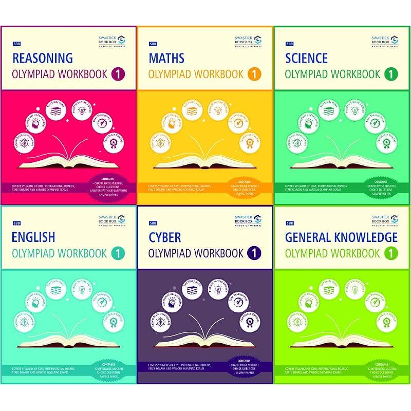 Olympiad Books For Class Reasoning, Maths, Science, English, Cyber & GK
