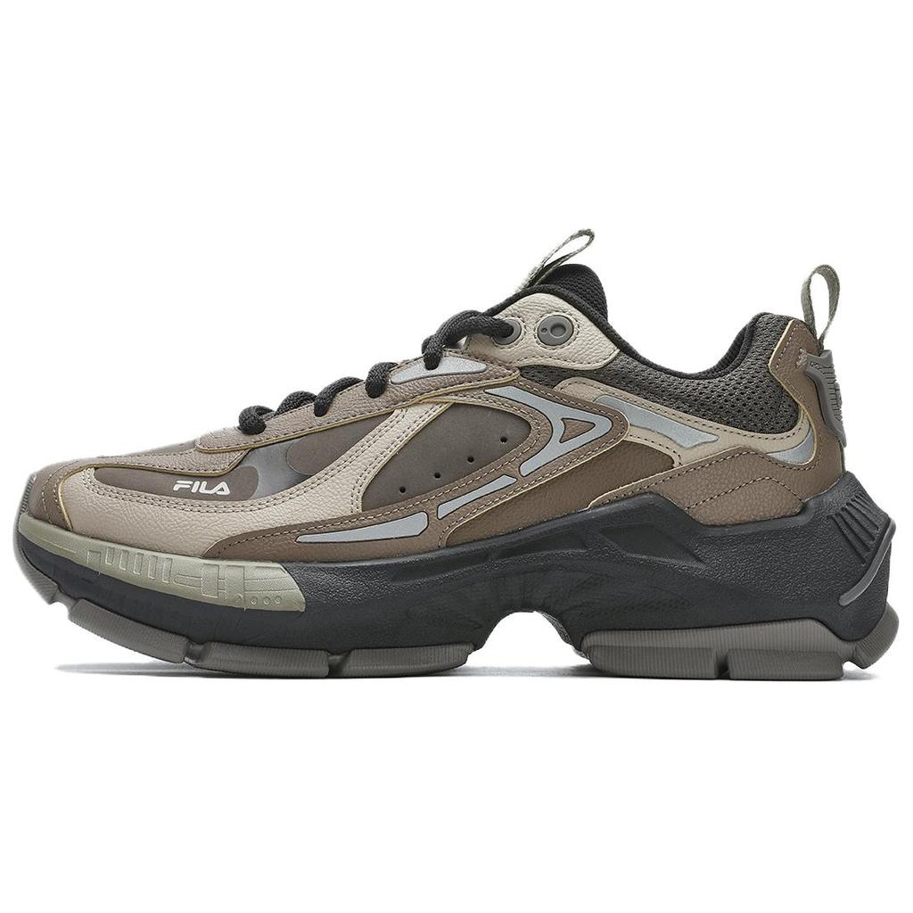 Fila Ciclone Casual Comfortable Low-Top Dad Shoes Men Sneakers Hawk-Brown Mountain-Gray F12M411103FFA
