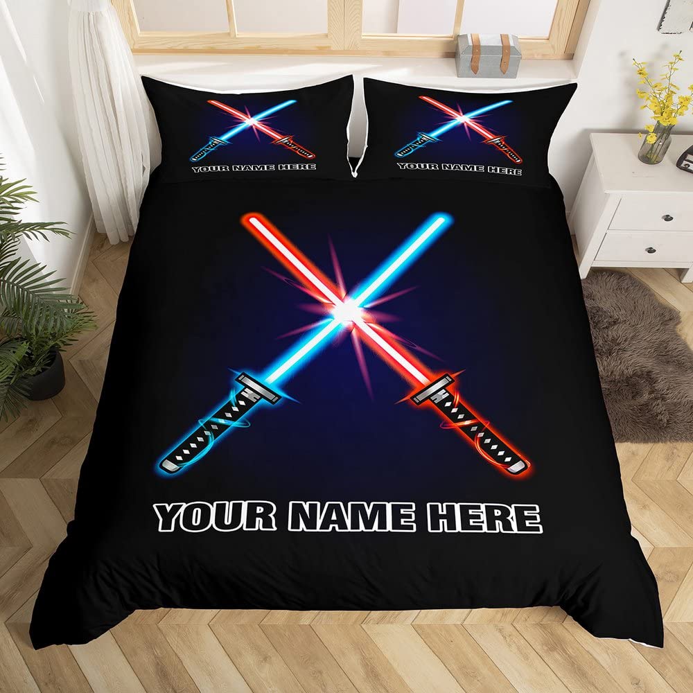 Custom Bedding Set Basketball Duvet Cover Set With Custom Name For Boys Personalized Sports Comforter Cover For Birthday Gifts