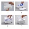 1/2 Piece Car Tissue Box, Plastic Storage Box Suitable for Tissue Storage In Cars, Homes, Offices, and Desktops, Home Decoration