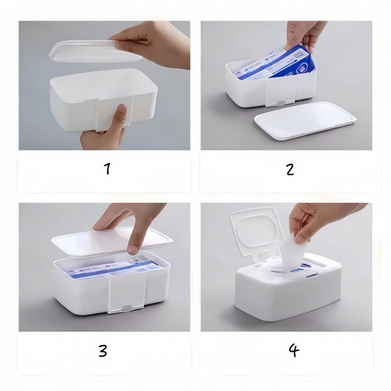 1/2 piece car tissue box, plastic storage box suitable for tissue storage in cars, homes, offices, and desktops, home decoration