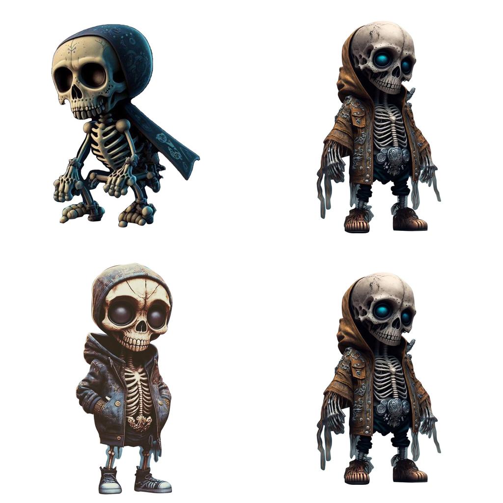 Acrylic Skull Car Pendant Halloween Car Decor Accessory For Vehicles