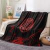 Associazione Calcio Milan Flannel Blanket, High quality Comfortable for All Seasons, Home Decor, Warmth and Comfort