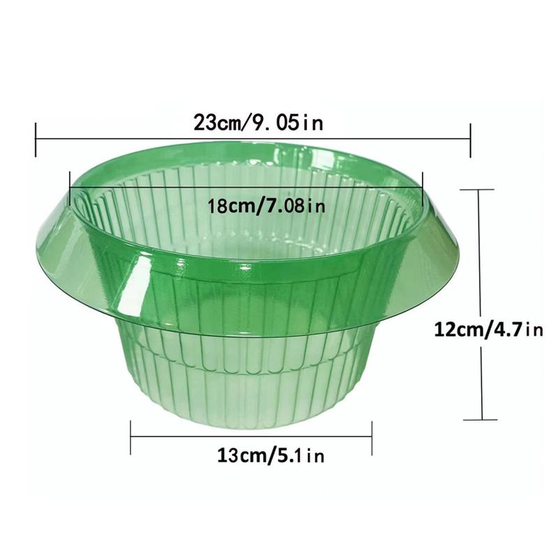5-25Pcs Plants Slug Protection Rings Green Planter Flower Pot Snail Vegetables Cover Reusable Pest Control Trapper Garden Tool