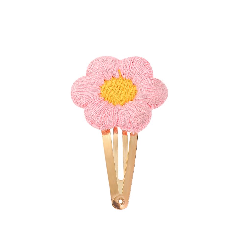 2 Stück/Los Stickerei Blume Haarnadeln Kinder Blume Haarspangen Süße Mädchen Baby Haarschmuck Vintage Haarnadeln Haarspangen