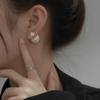 Südkorea Süß Elegant Hohe Qualität Perle Kreis MÄDCHEN Ohrstecker Geschenk Party Bankett DAMEN Schmuck Ohrringe