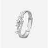 Star Accompanying Ring Female Elegance Sweet Temperament Versatile Ring Opening Design Hand Accessories Premium