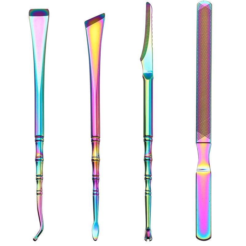 Titanium Pediküre-Messer-Set: Nagelknipser, Hornhaut- und Hühneraugenentferner