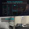 KOSUMOSU LED Table Alarm Clock Black