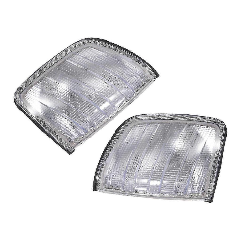 Car L+r White Corner Lights Turn Signal Lights For Mercedes W124 E-class Sedan 1985-95 1248260043 1248260143