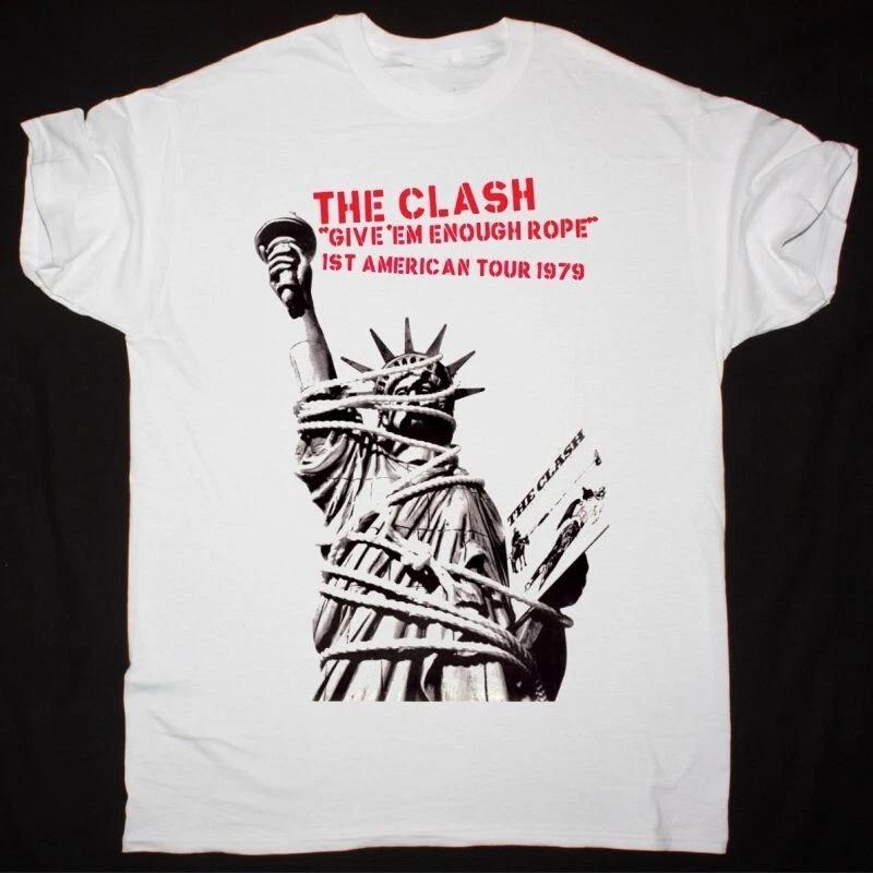 The Clash Give Em Enough Rope Tour 1979 White TShirt S