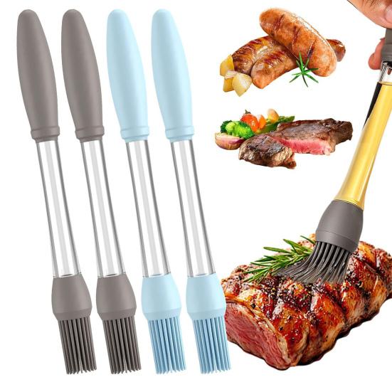Silicone Basting Brush for Cooking Heat Resistant Pastry Brushes Food Brush for Oil Sauce Butter BBQ Baking Grilling Tools