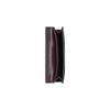 Coach Kartenetui Cross Grain Leder Geldbörse, Kartenhalter Damen Schwarz CH487-IMBLK