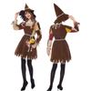 Halloween Adult Children Wizard of Oz Scarecrow, Masquerade Party Play Parent-Child Costumes
