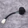 Qiilu Signal Flasher Turn Signal Flasher IC Turn Signal Relay Plastic Material 3 Pin