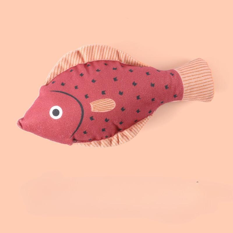 Cat Toy Training Entertainment Fish Plush Stuffed Pillow Simulation Fish Cat Toys Interactive Fish Pet Chew Toy pet products