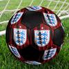 England Nationalmannschaft Fußballlogo Größe 5 Fußball, Maschinengenähtes PVC, Langlebig & Hoher Rückprall, für Alle Altersgruppen geeignet, Fanartikel, Spiele & Außenbereich.