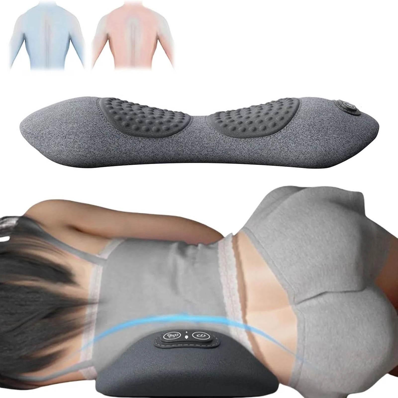 

Подушка для поясницы, Подушка для поясницы для кровати, Поддержка поясницы, Массаж поясницы, Вытяжение и подогрев One Size