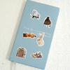 50 sheets/8 retro stickers cross-border literary pattern waterproof graffiti suitcase notebook hand account sticker wholesale