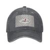 Hatta Kufiya Folk Palestinians Baseball Caps Denim Fabric Hats Adjustable Casquette Sports Baseball Cowboy Hat for Unisex