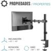 Support TV Inclinable - Iggual - IGG318294 - 17-32 Pouces - Inclinaison 45° - Montage Mural