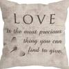 American Retro Printed Linen Pillowcase Living Room Sofa Office Pillow Car Cushion Cover