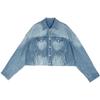 JNBY 2025 Winter Collared Loose Fit Denim Jacket