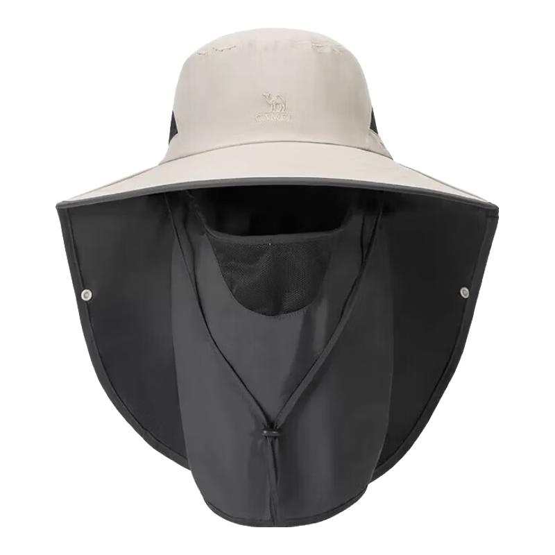 CAMEL Outdoor Full-Brim UV Protection Bucket Hat